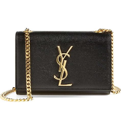 black ysl crossbody with chain|YSL crossbody bag black chain.